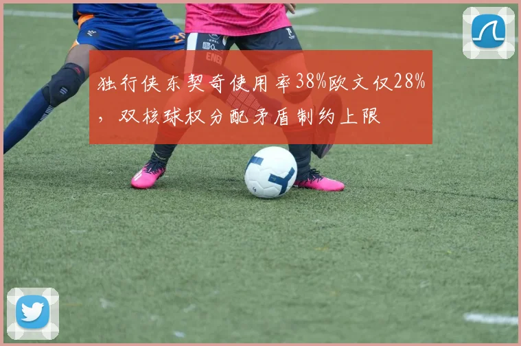 独行侠东契奇使用率38%欧文仅28%，双核球权分配矛盾制约上限