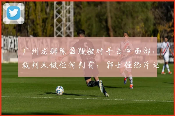 广州龙狮陈盈骏被对手击中面部，裁判未做任何判罚，郭士强怒斥记录台